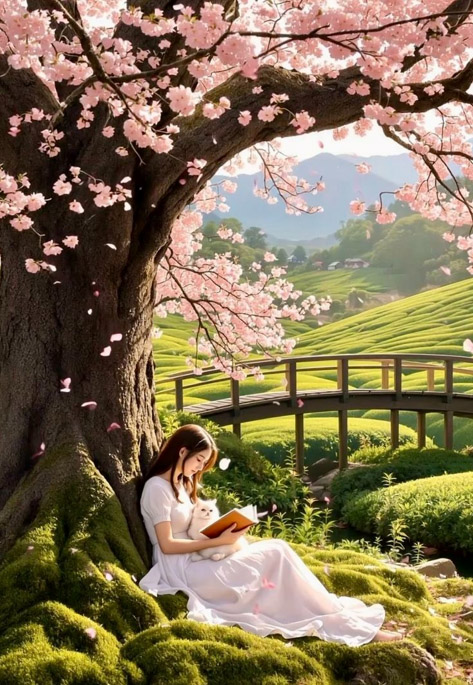 桃花或春日风景